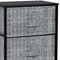 Sorbus Dresser with 4 Drawers - Bedside Furniture & Night Stand End Table Dresser with Steel Frame, Wood Top, Easy Pull Fabric Bins for Home, Bedroom Accessories, Office & Dorm